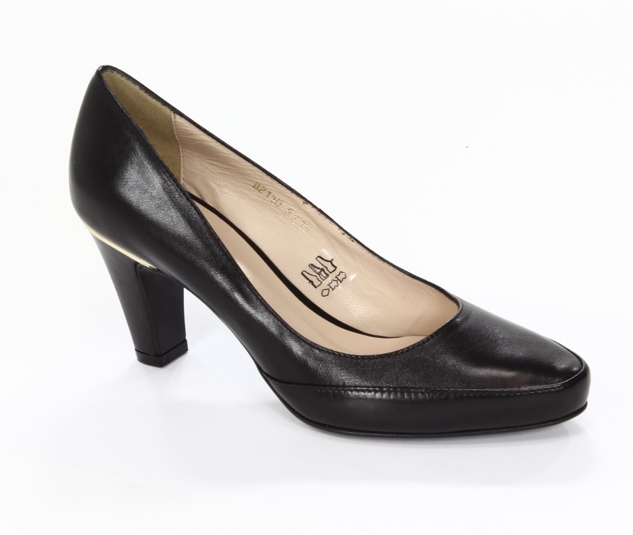 Conhpol-Bis Czółenka Damskie B-2110 Nero/776