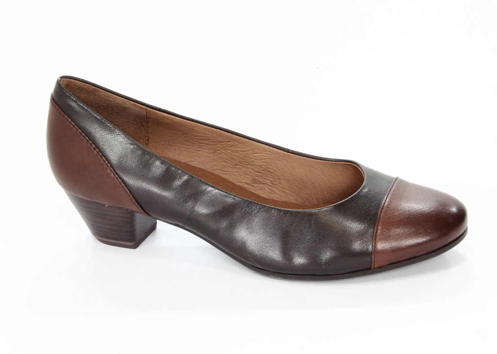 Caprice Czółenka Damskie 9-22300-21 Dk.Brn/Cognac 336