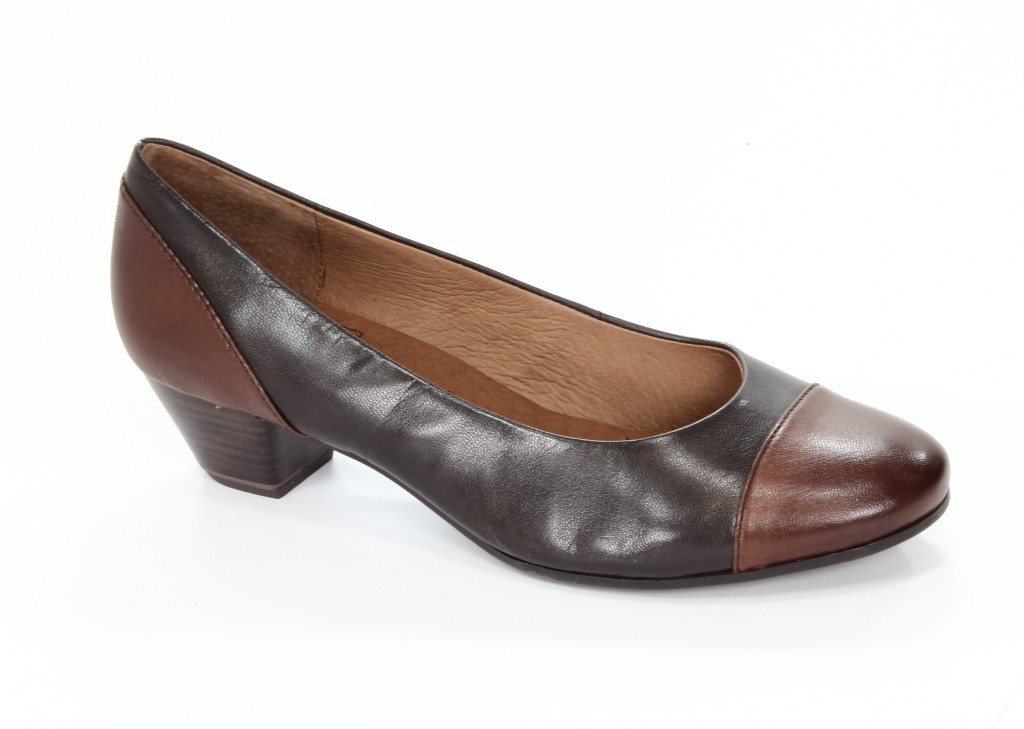Caprice Czółenka Damskie 9-22300-21 Dk.Brn/Cognac 336
