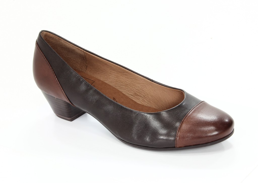 Caprice Czółenka Damskie 9-22300-21 Dk.Brn/Cognac 336