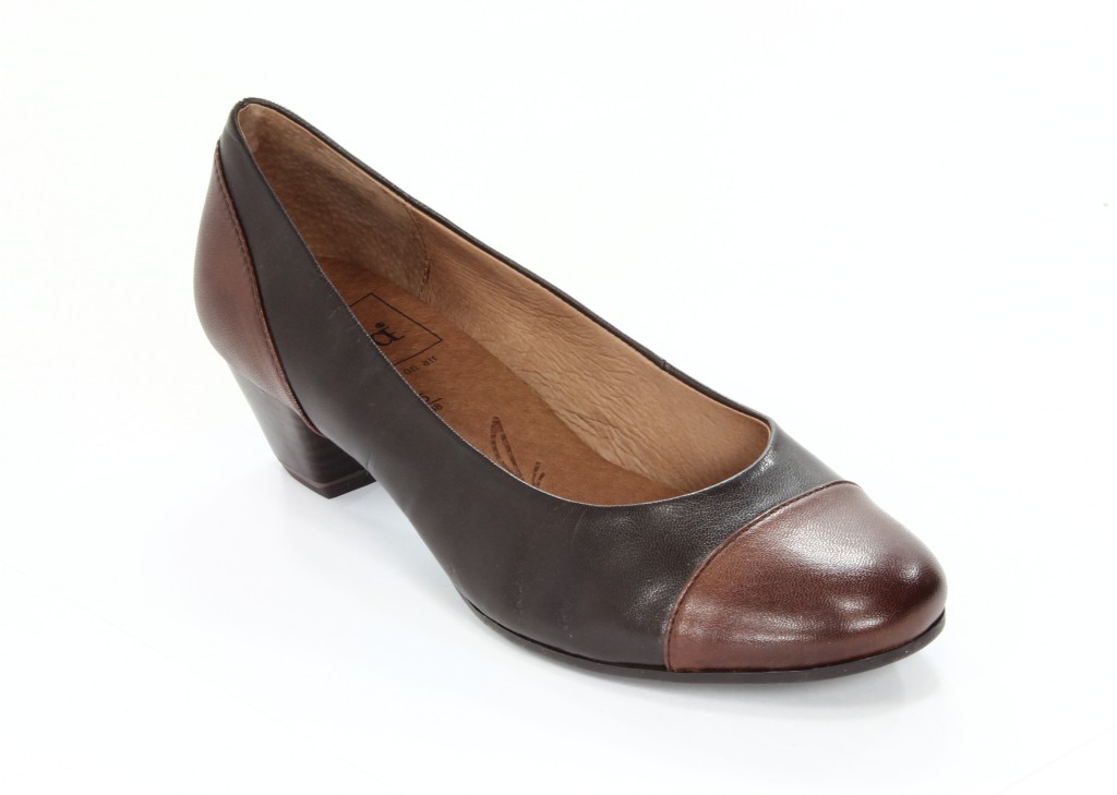 Caprice Czółenka Damskie 9-22300-21 Dk.Brn/Cognac 336