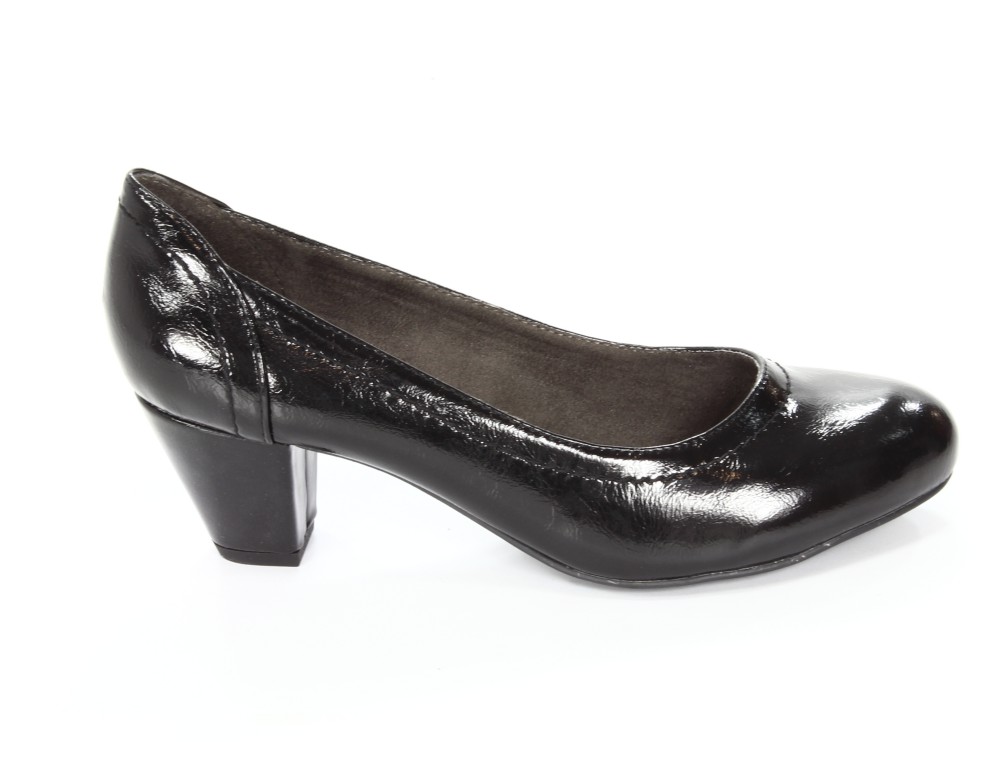 Jana Czółenka Damskie 8-22460-21 Black Patent -018- 