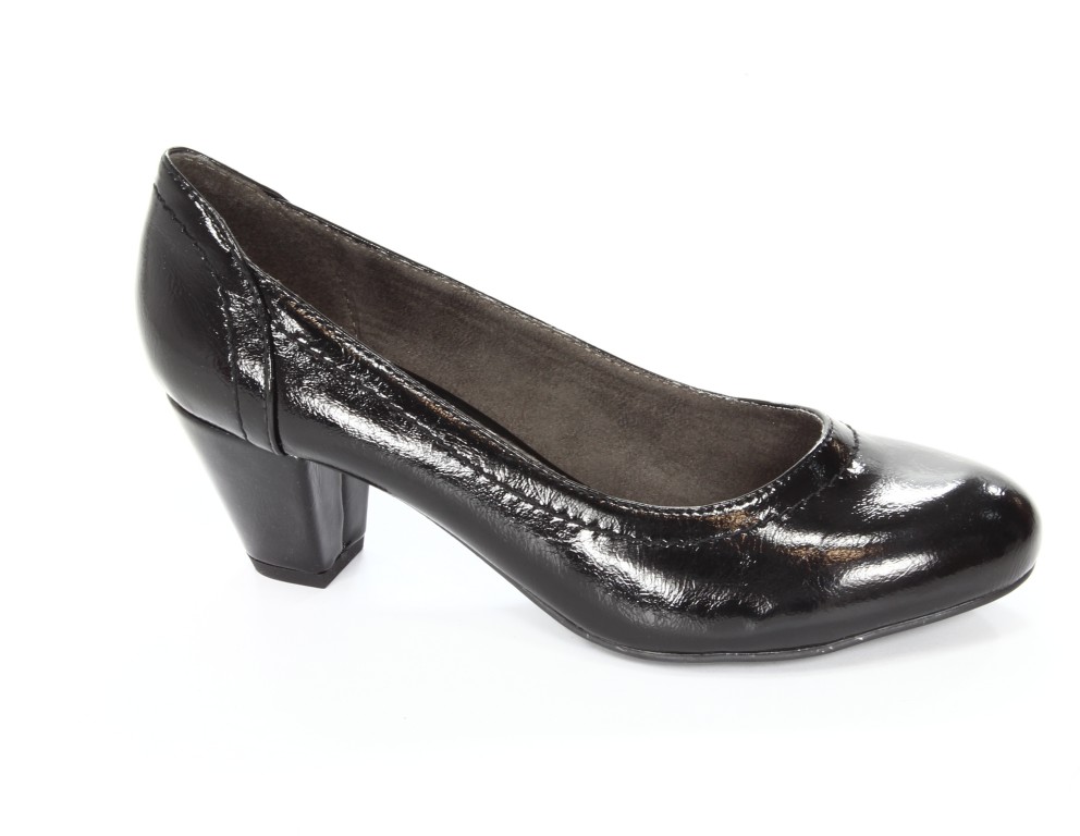 Jana Czółenka Damskie 8-22460-21 Black Patent -018- 