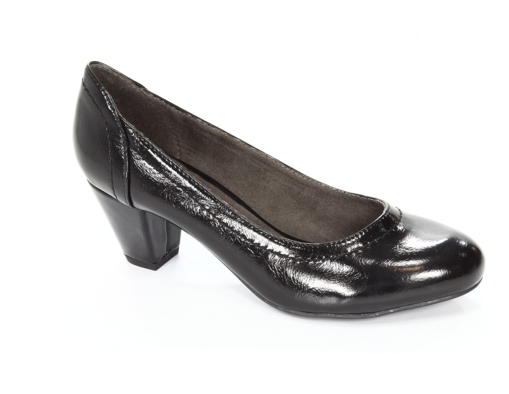 Jana Czółenka Damskie 8-22460-21 Black Patent -018- 