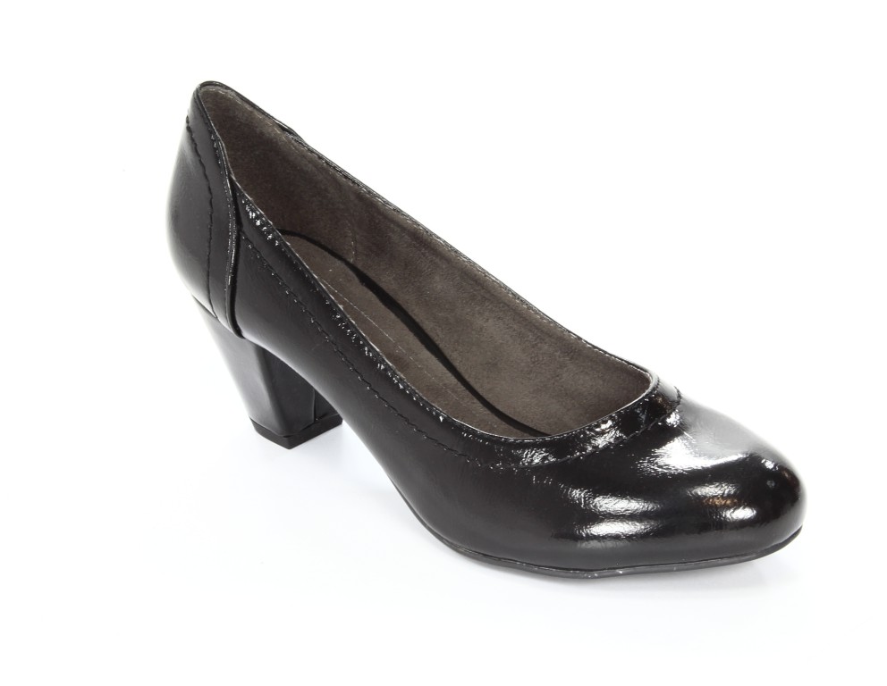 Jana Czółenka Damskie 8-22460-21 Black Patent -018- 