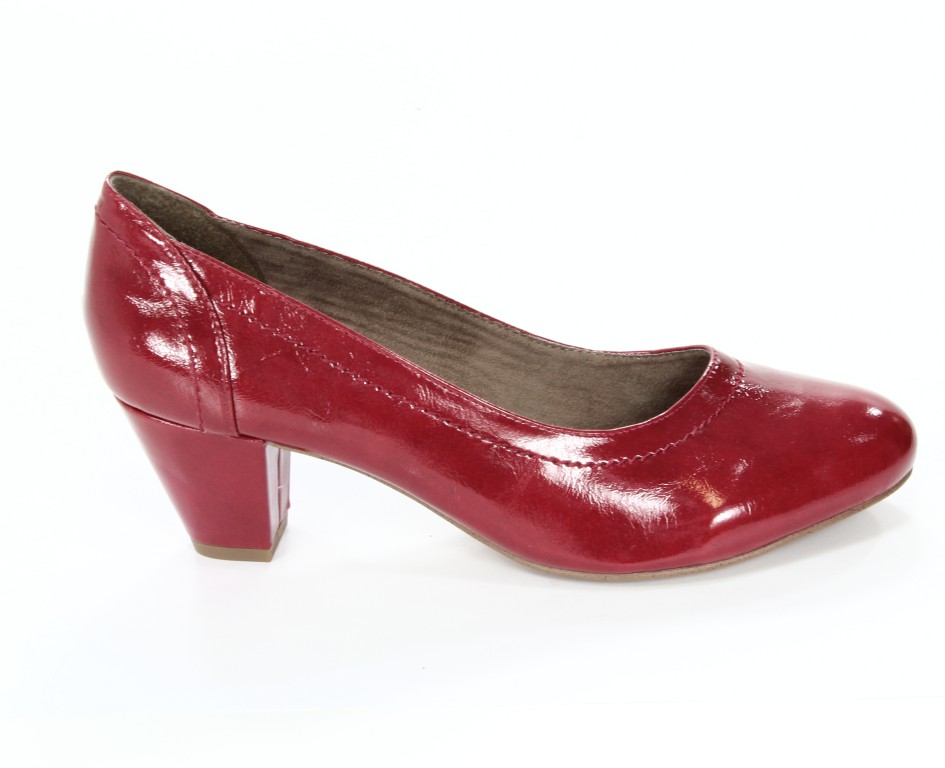 Jana Czółenka Damskie 8-22460-21 Red Patent -505- 