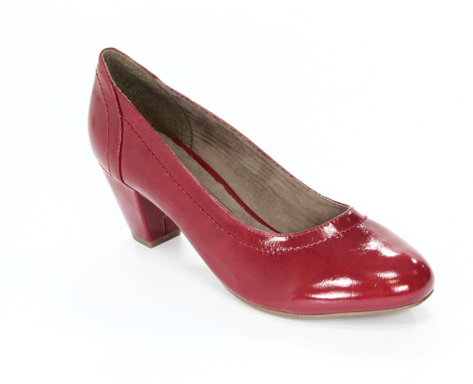 Jana Czółenka Damskie 8-22460-21 Red Patent -505- 
