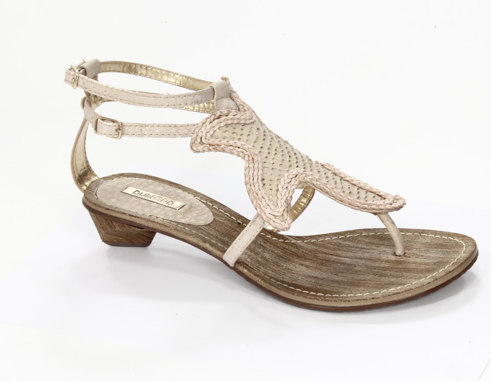 Dumond Sandały Damskie 4103335 Soft Capra Rust/Snake Metal/Tranca nevoa Ver2010