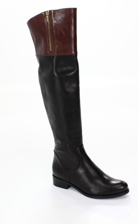 Gerard Kozaki Damskie G-358 Czarny/Brąz-B