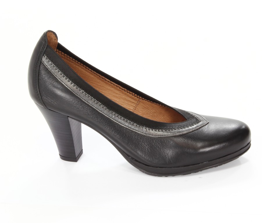 Hispanitas Czółenka Damskie HI38566 Sauvage-I3 Negro Old Metal-I3 Acero