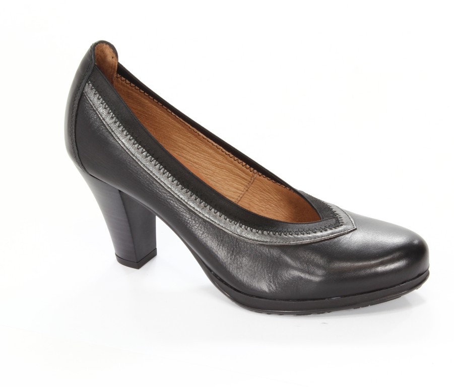 Hispanitas Czółenka Damskie HI38566 Sauvage-I3 Negro Old Metal-I3 Acero