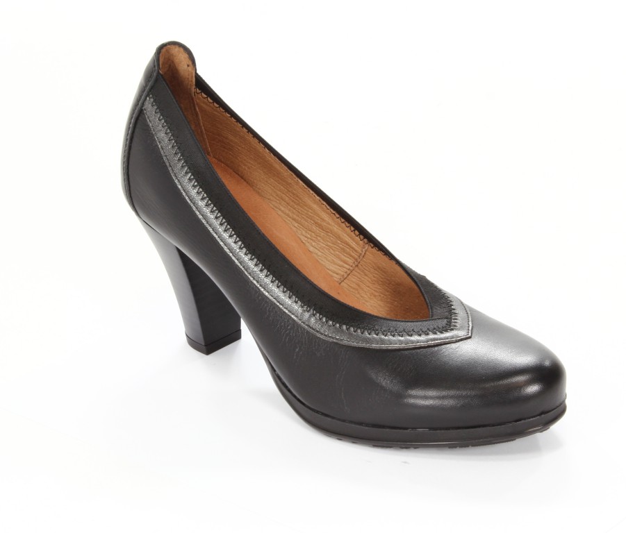 Hispanitas Czółenka Damskie HI38566 Sauvage-I3 Negro Old Metal-I3 Acero