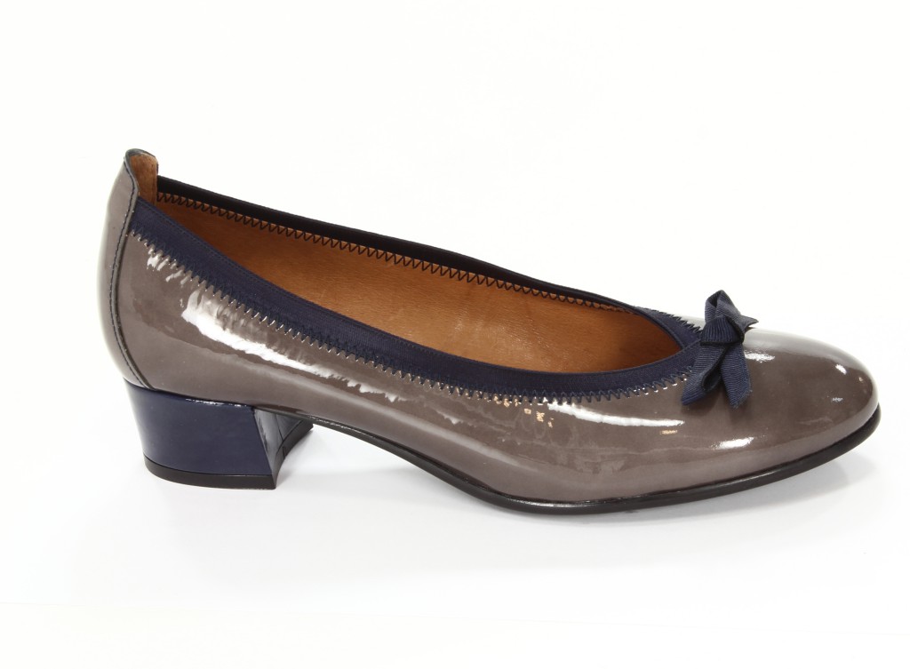 Hispanitas Czółenka Damskie HI38501 Vernice-I3 Antracita Vernice-I3 Blue 