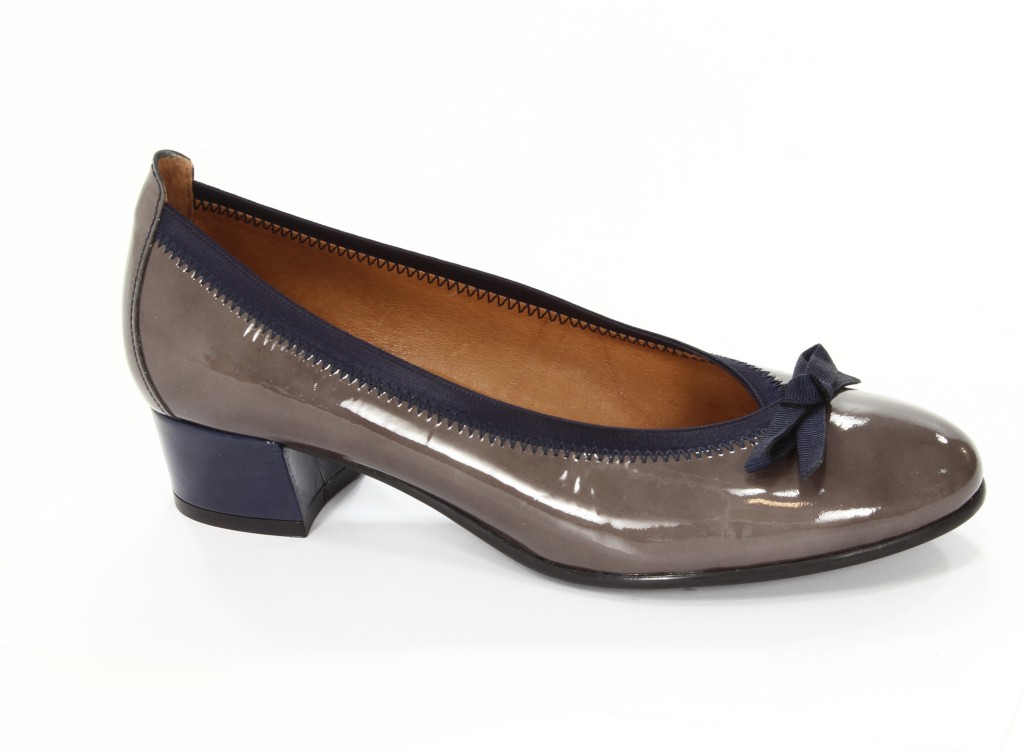 Hispanitas Czółenka Damskie HI38501 Vernice-I3 Antracita Vernice-I3 Blue 