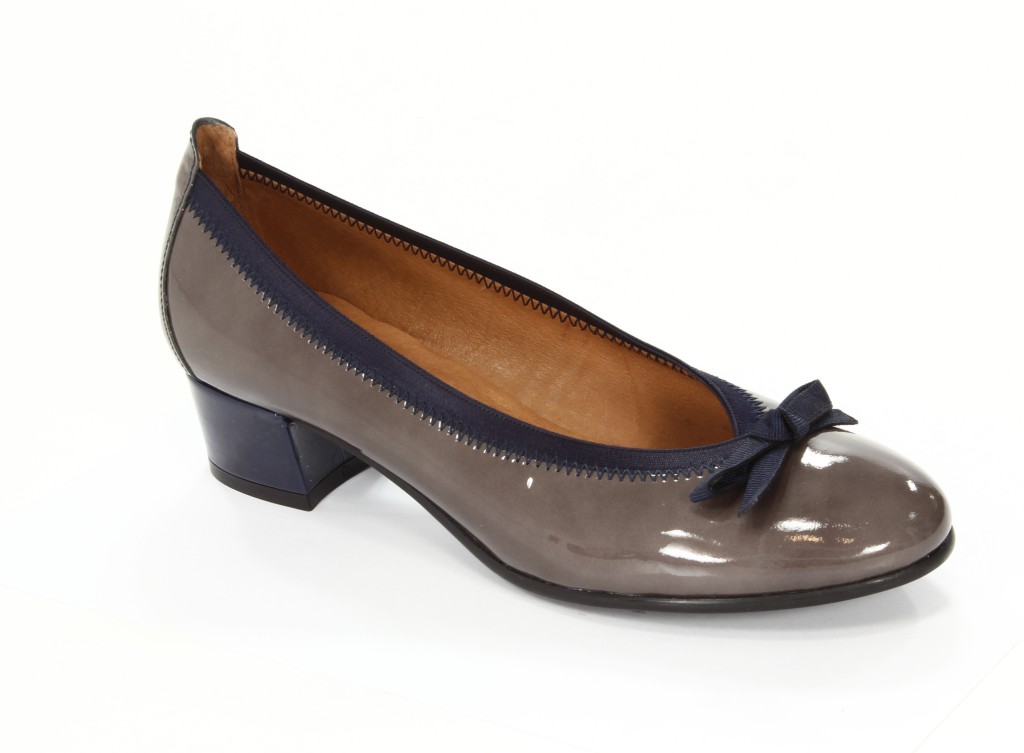 Hispanitas Czółenka Damskie HI38501 Vernice-I3 Antracita Vernice-I3 Blue 