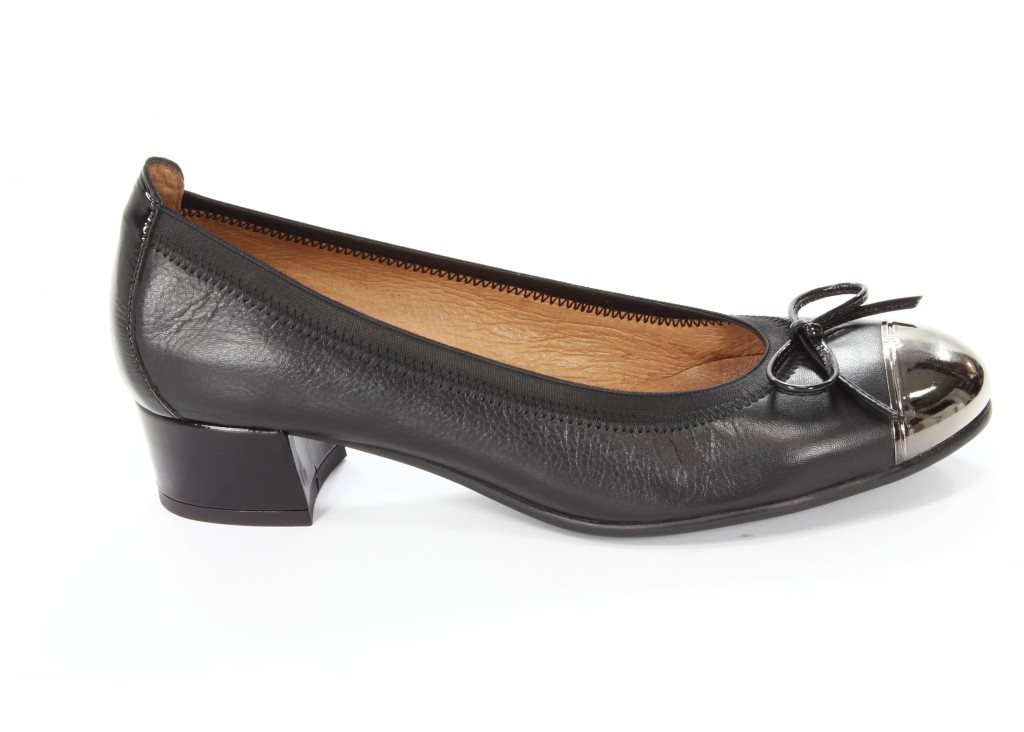 Hispanitas Czółenka Damskie HI38491 Sauvage-I3 Negro Vernice-I3 Negro 