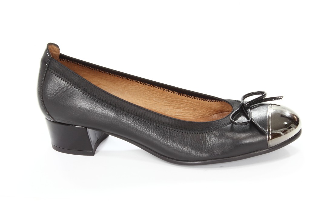 Hispanitas Czółenka Damskie HI38491 Sauvage-I3 Negro Vernice-I3 Negro 