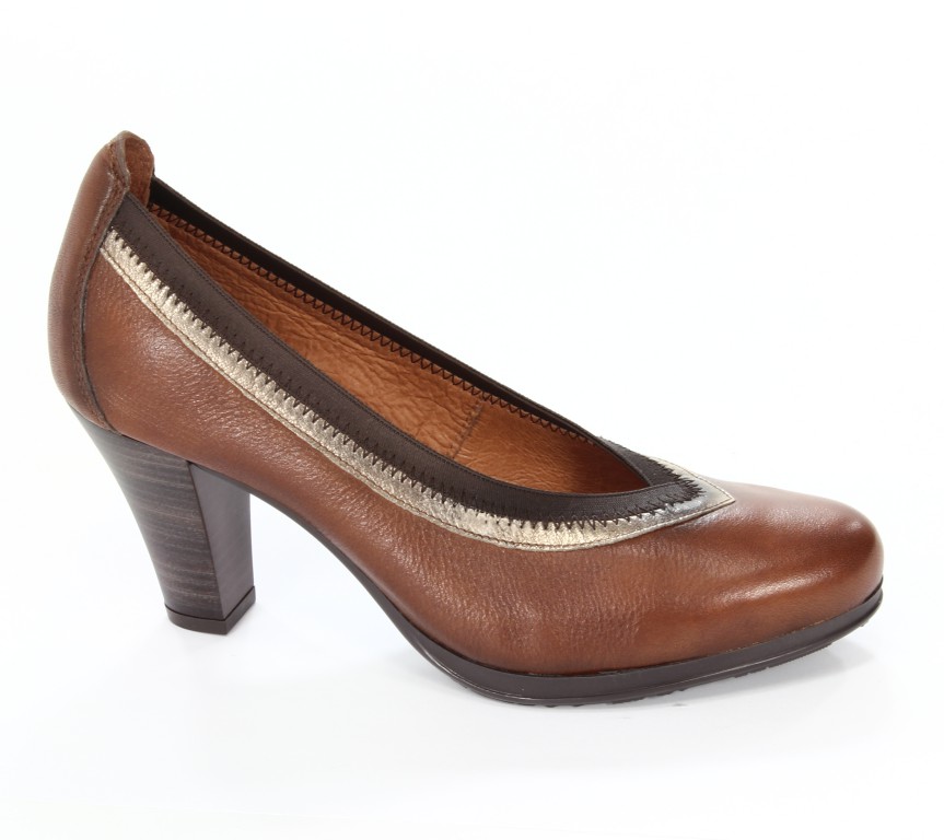 Hispanitas Czółenka Damskie HI38566 Sauvage-I3 Cuero Old Metal-I3 Bronce