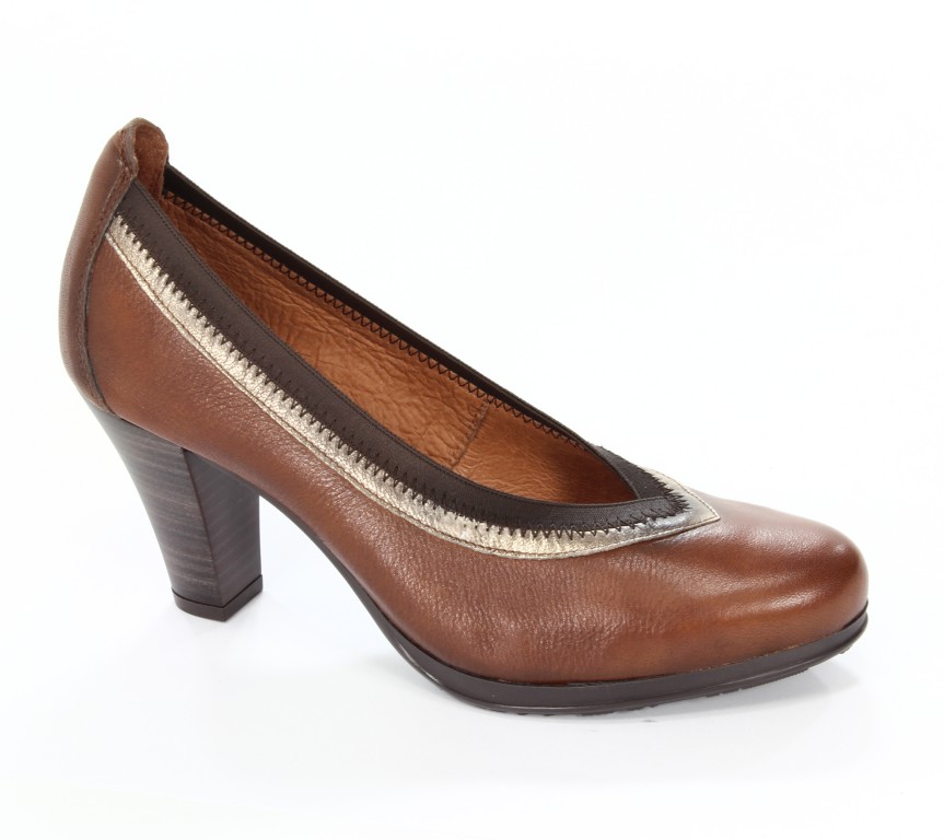 Hispanitas Czółenka Damskie HI38566 Sauvage-I3 Cuero Old Metal-I3 Bronce