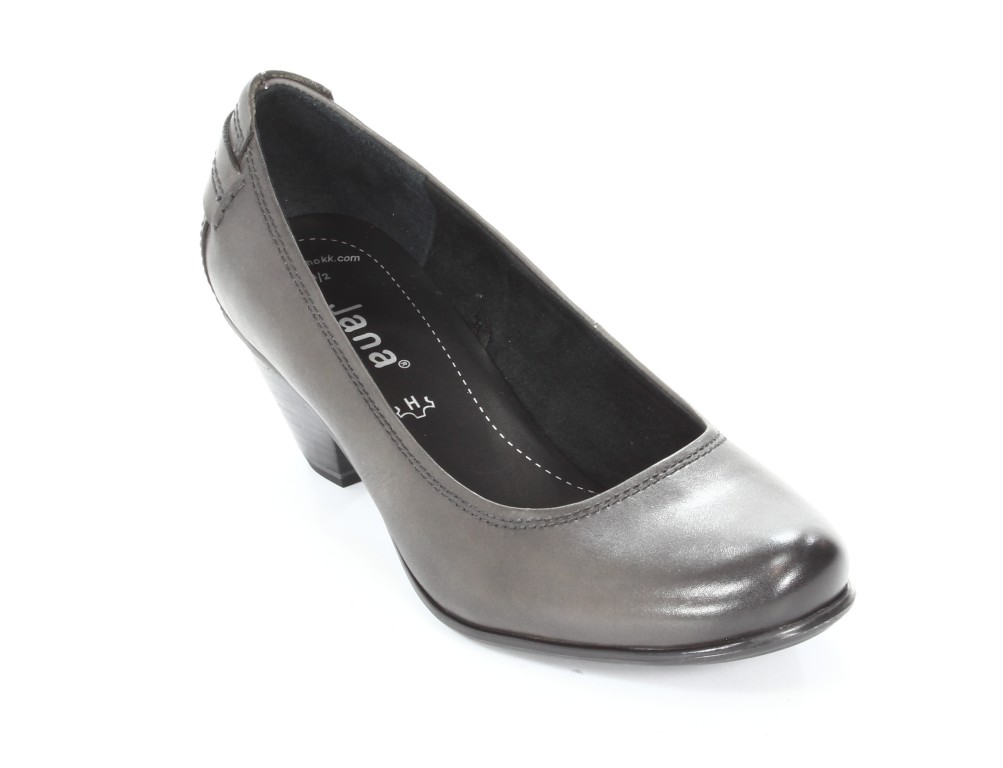Jana Czółenka Damskie 8-22404-31 Graphite -206- 