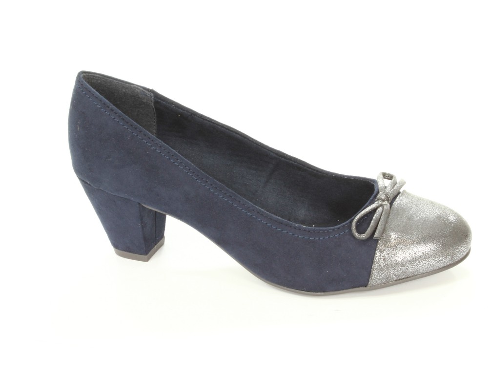 Jana Czółenka Damskie 8-22462-21 Navy -805- 