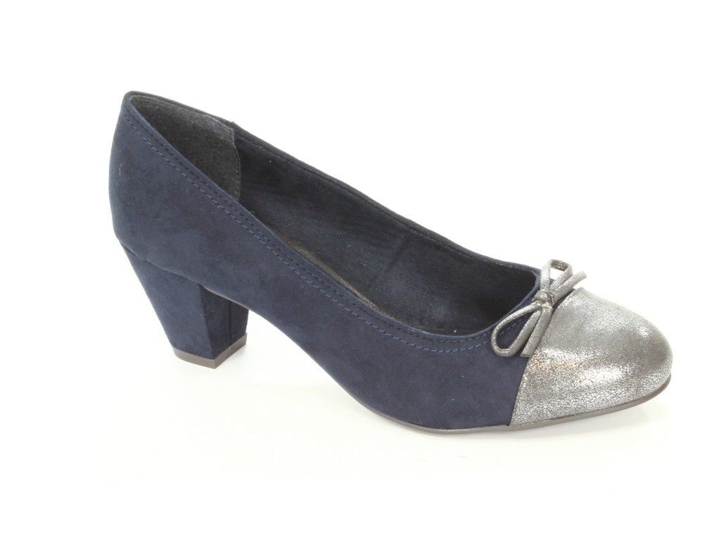 Jana Czółenka Damskie 8-22462-21 Navy -805- 