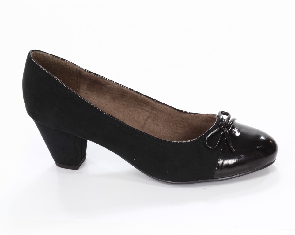 Jana Czółenka Damskie 8-22462-21 Black -001- 