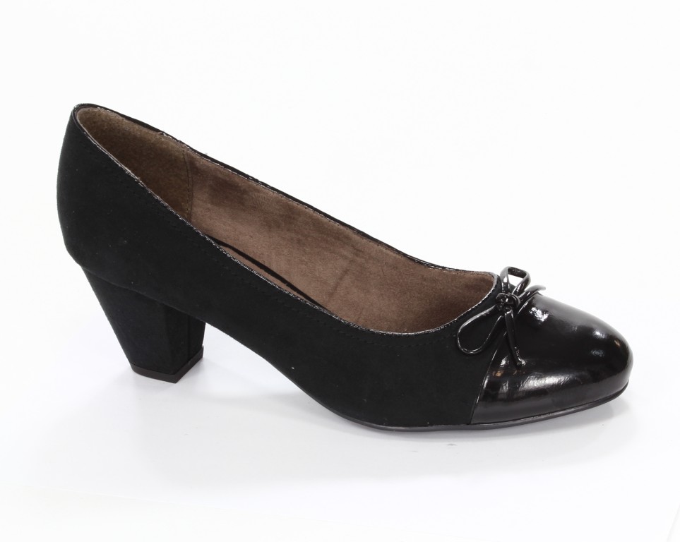 Jana Czółenka Damskie 8-22462-21 Black -001- 