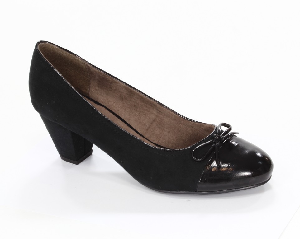 Jana Czółenka Damskie 8-22462-21 Black -001- 