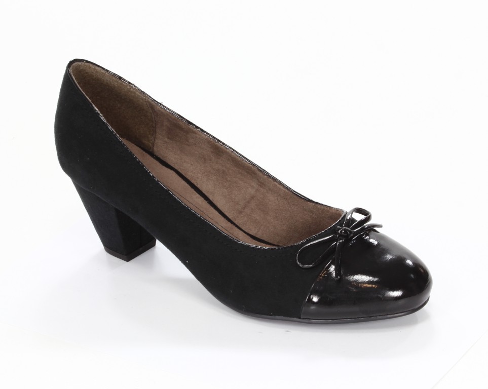 Jana Czółenka Damskie 8-22462-21 Black -001- 