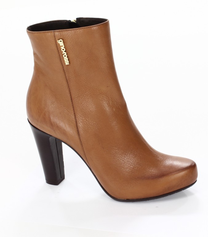 Gino Rossi Botki Damskie DBF451 Koniak 