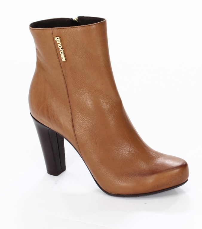 Gino Rossi Botki Damskie DBF451 Koniak 