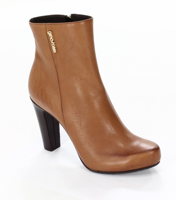 Gino Rossi Botki Damskie DBF451 Koniak 