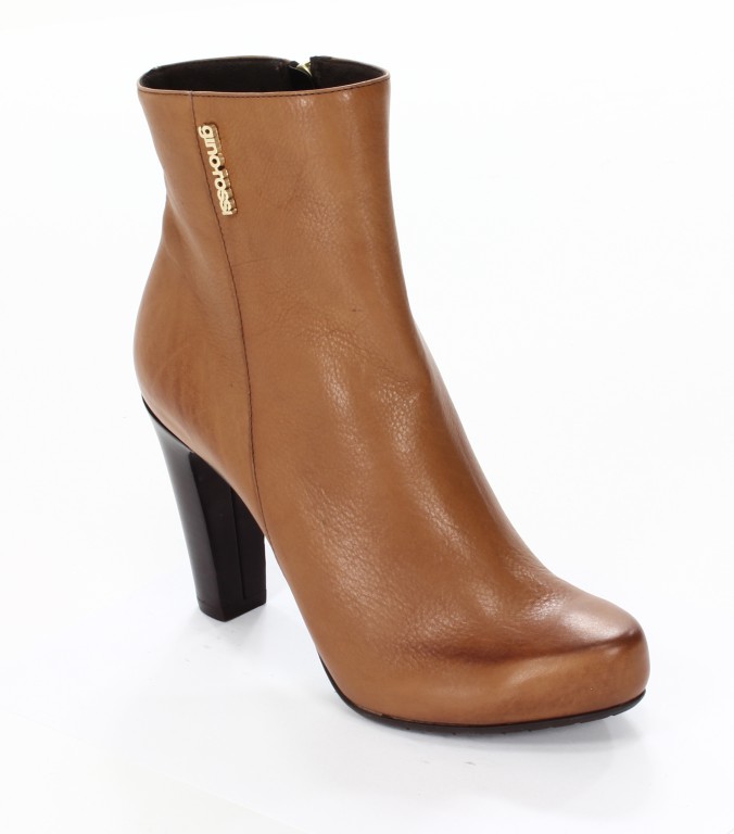 Gino Rossi Botki Damskie DBF451 Koniak 