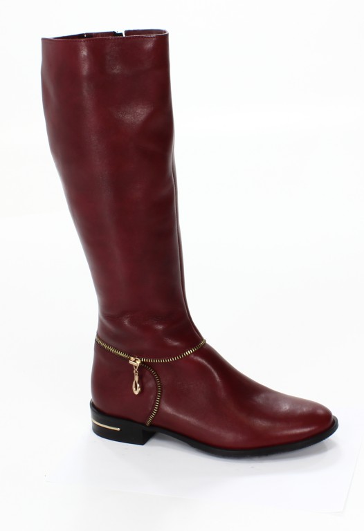 Mr.Tops Kozaki Damskie 1700 Bordo Gold 