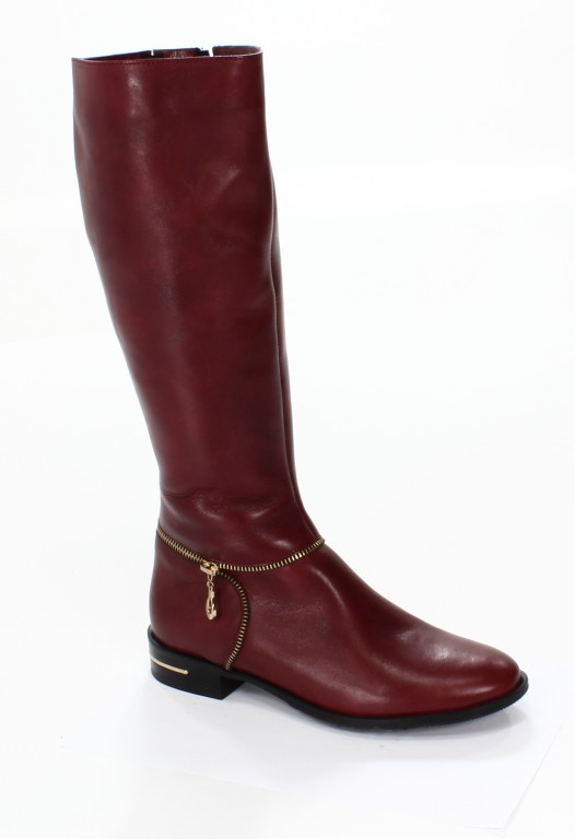 Mr.Tops Kozaki Damskie 1700 Bordo Gold 
