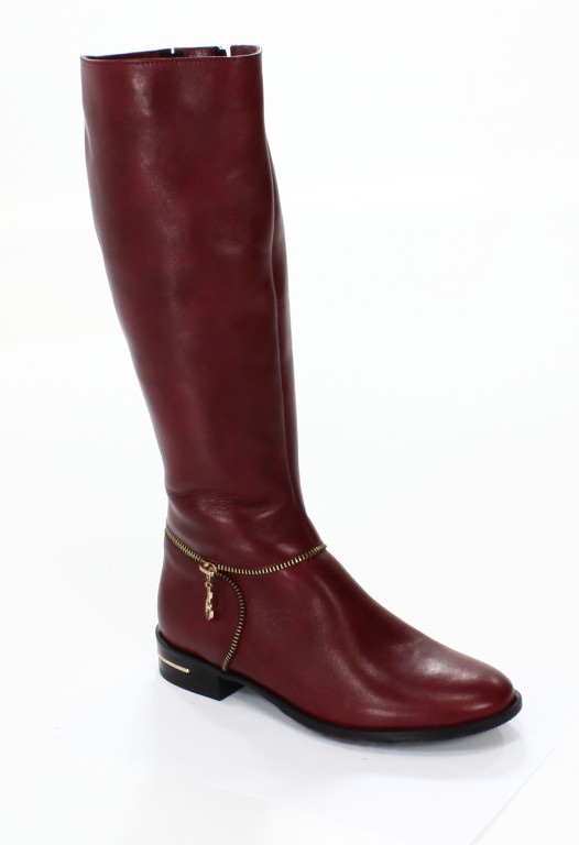 Mr.Tops Kozaki Damskie 1700 Bordo Gold 