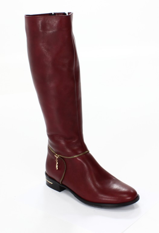 Mr.Tops Kozaki Damskie 1700 Bordo Gold 