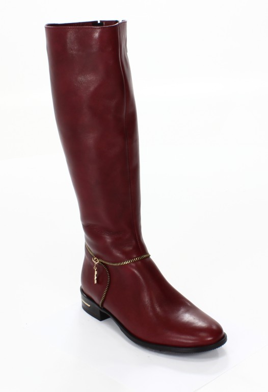 Mr.Tops Kozaki Damskie 1700 Bordo Gold 