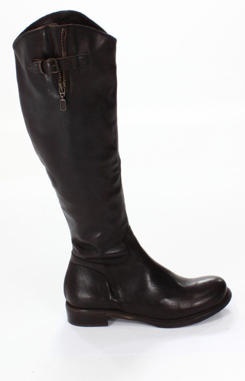 Rose Noire Kozaki Damskie CL051 Vacchetta Marrone