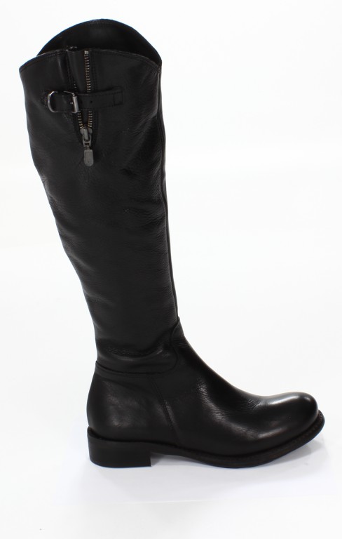Rose Noire Kozaki Damskie CL051 Vacchetta Nero