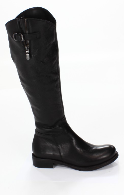 Rose Noire Kozaki Damskie CL051 Vacchetta Nero
