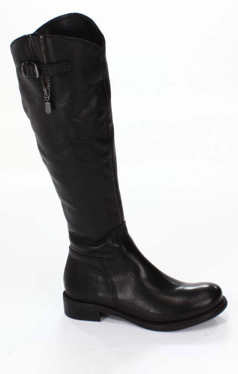 Rose Noire Kozaki Damskie CL051 Vacchetta Nero