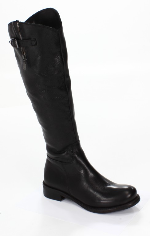 Rose Noire Kozaki Damskie CL051 Vacchetta Nero