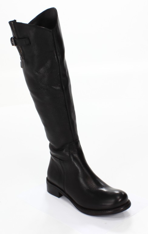 Rose Noire Kozaki Damskie CL051 Vacchetta Nero
