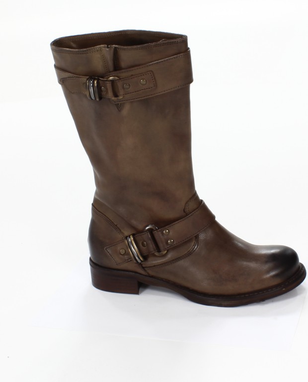 Rose Noire Trzewiki Damskie CL036 Vacchetta Taupe