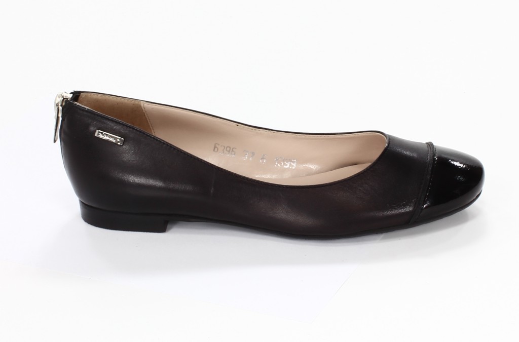 Oleksy Baleriny Damskie 1399/542/575 Czarny Vernici Nero