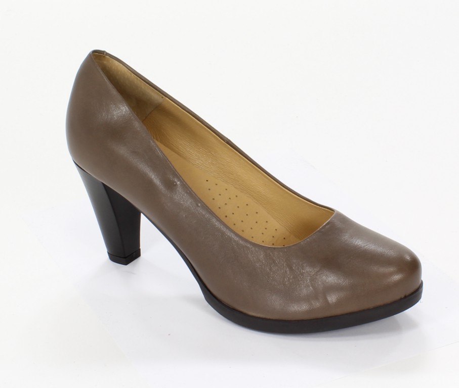 But-S Półbuty T745-Z33-0G1 Ciemny Beż Tamponato