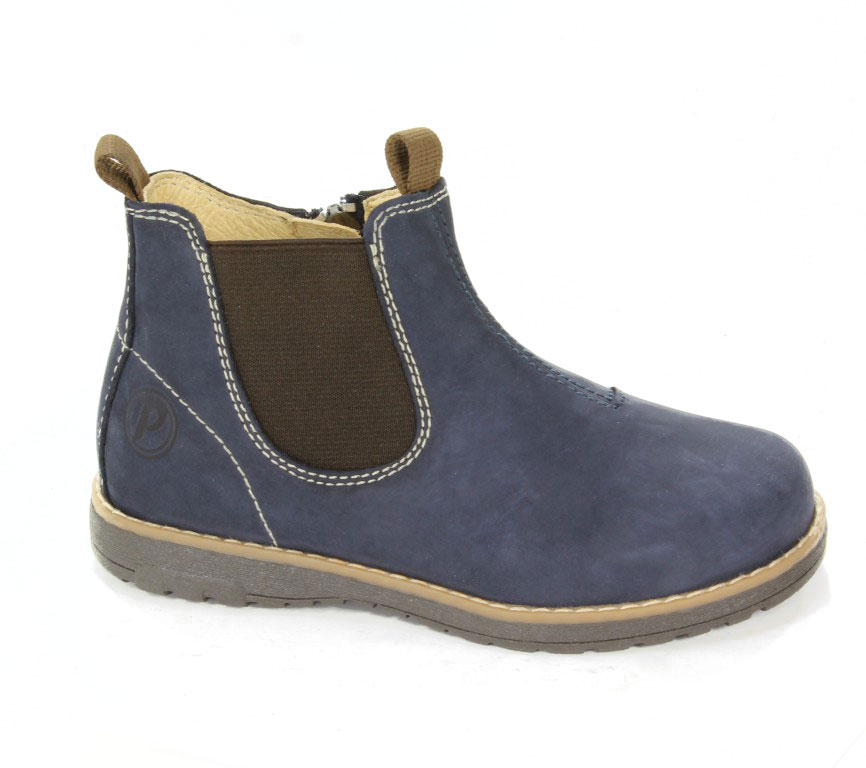 Primigi Trzewiki Dziecięce 90940/00 Laure Nabuk/Blue Scuro r.25-30