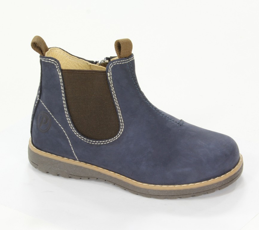 Primigi Trzewiki Dziecięce 90940/00 Laure Nabuk/Blue Scuro r.25-30